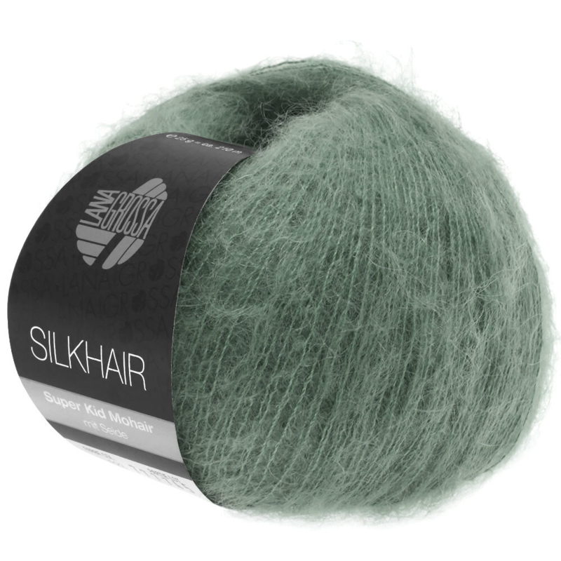 Lana Grossa Silkhair 127 Moss Green