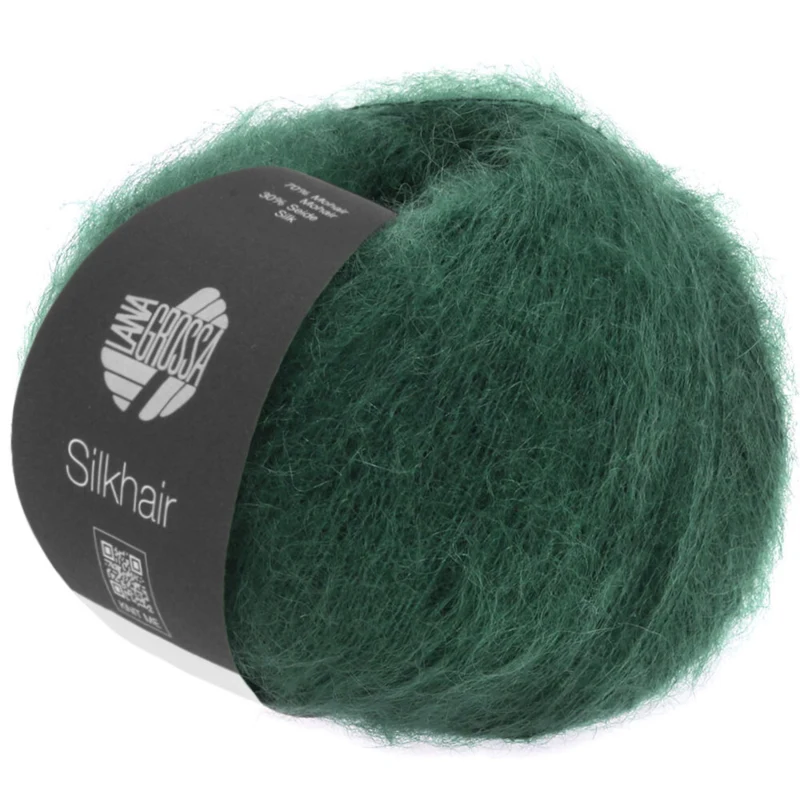 Lana Grossa Silkhair 110 Dark green