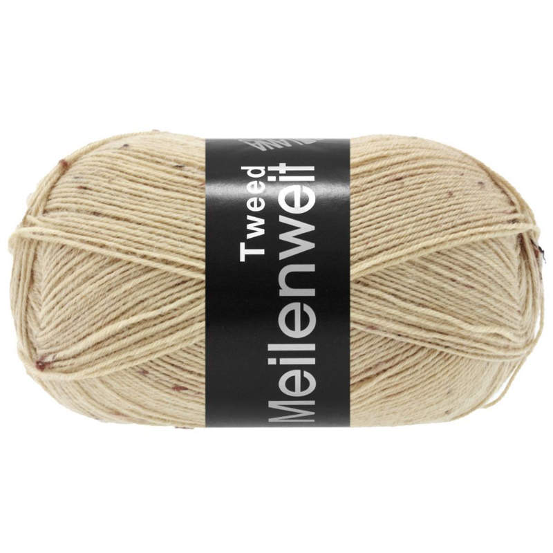 Lana Grossa Meilenweit 100 Tweed 178 Beige mélange
