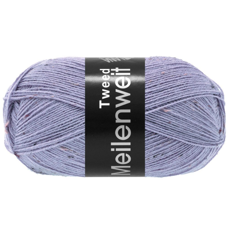 Lana Grossa Meilenweit 100 Tweed 180 Blue purple