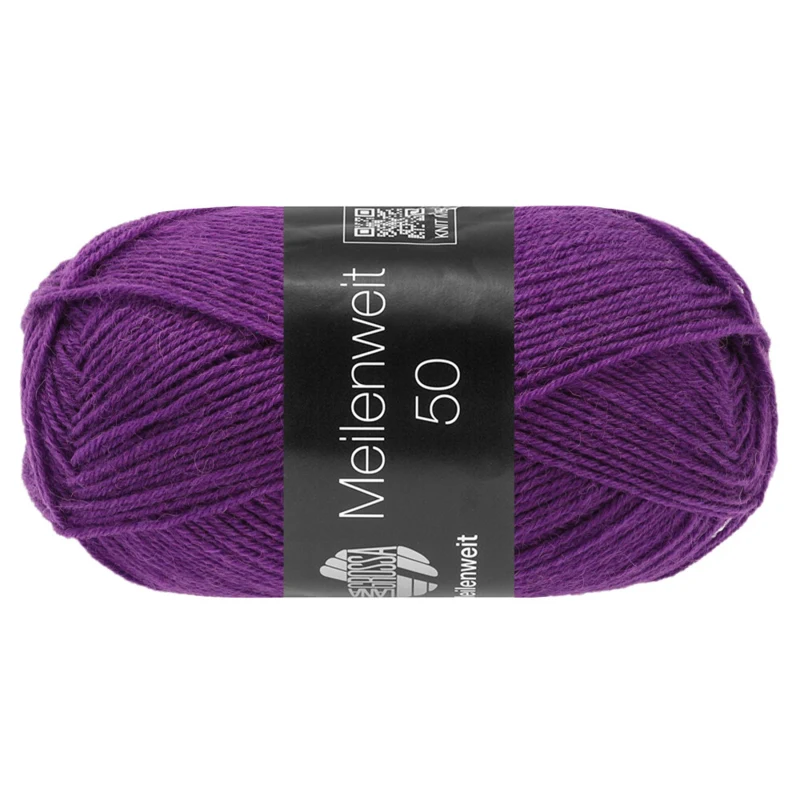 Lana Grossa Meilenweit 50 1426 Dark violet