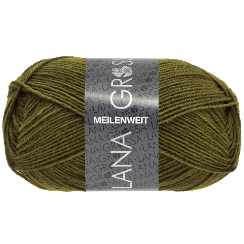 Lana Grossa Meilenweit 50 1407 Olive green