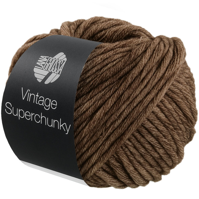 Lana Grossa Vintage Superchunky 510 Dark Brown