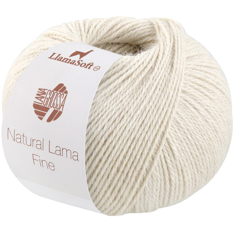 Lana Grossa Natural Lama Fine 109 Natural