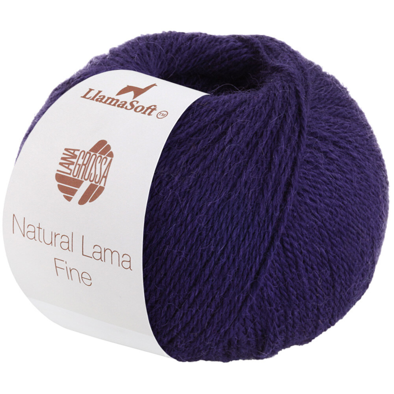 Lana Grossa Natural Lama Fine 106 Navy blue