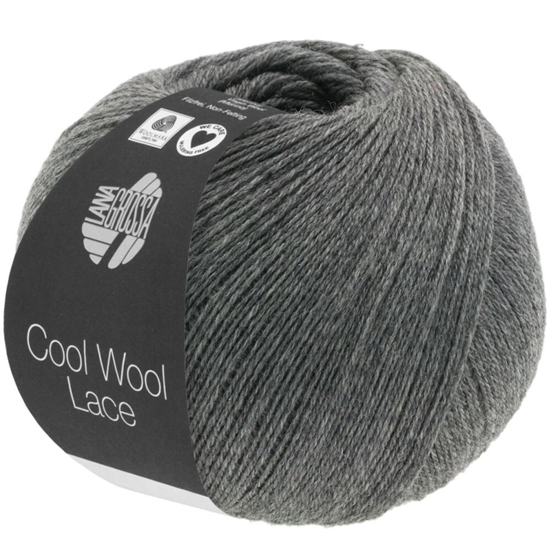 Lana Grossa Cool Wool Lace 26 Dark Grey