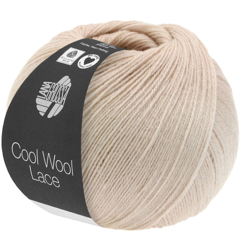 Lana Grossa Cool Wool Lace 56 Pearl Beige