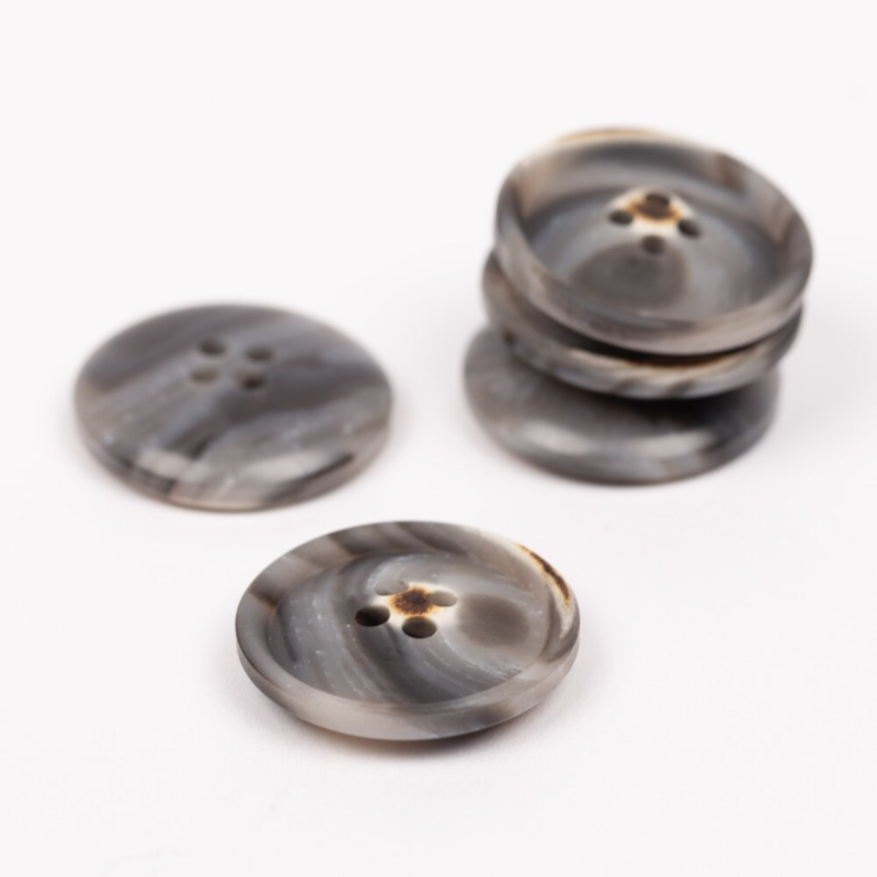 DROPS Imitated Wood (Mocha), Button, 23 mm (No. 702)