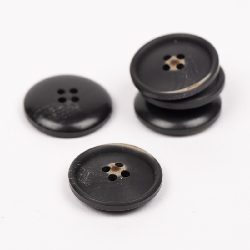 DROPS Imitated Wood (Coal), Button, 23 mm (no. 706)