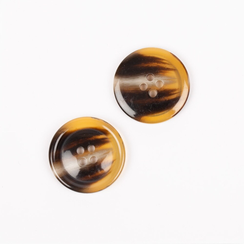 DROPS Imitated Horn (Caramel), Button, 25 mm (No. 711)