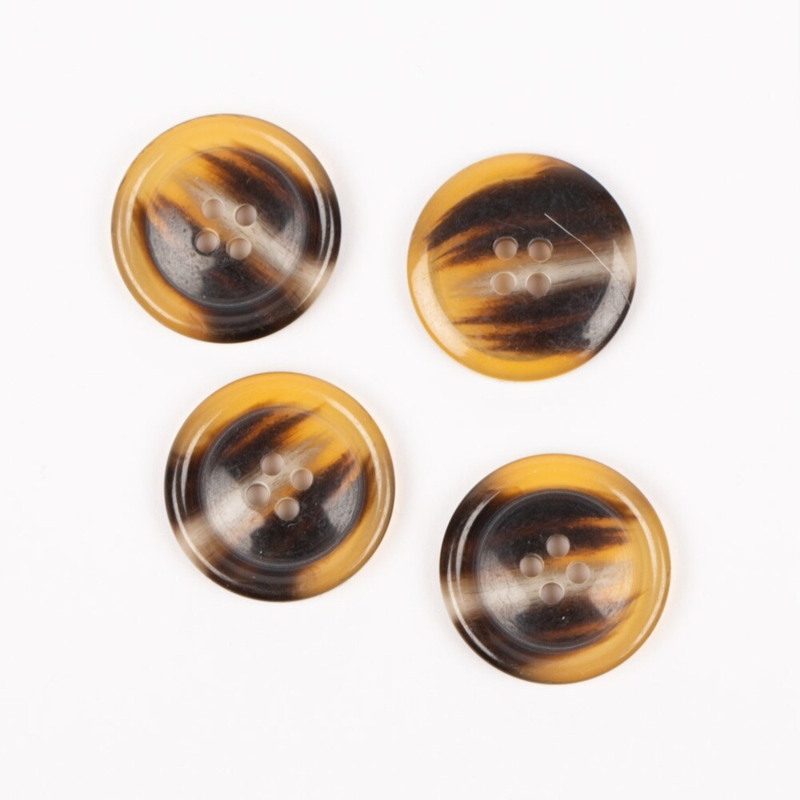 DROPS Imitated Horn (Caramel), Button, 23 mm (No. 710)