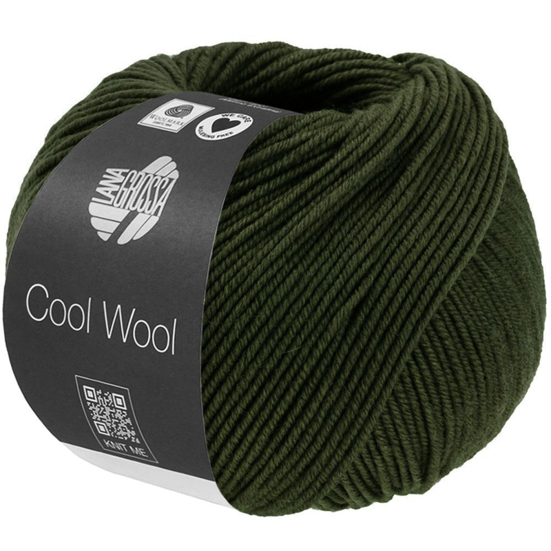Lana Grossa Cool Wool Mélange 1495 Loden green heather