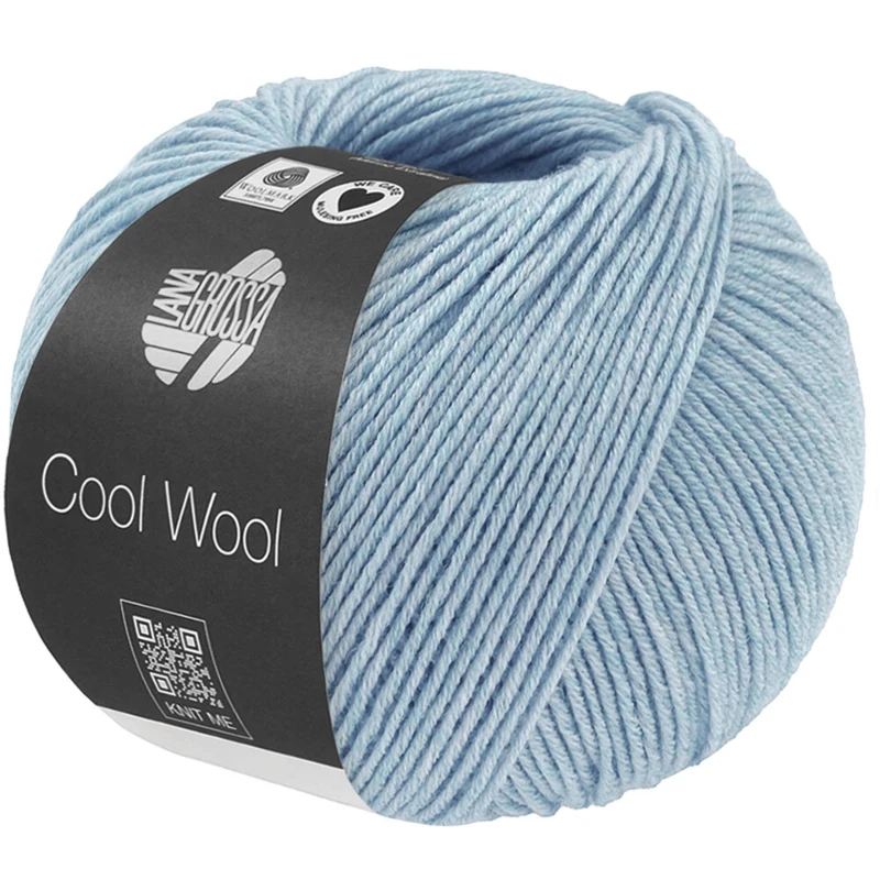 Lana Grossa Cool Wool Mélange 1502 Light blue heather