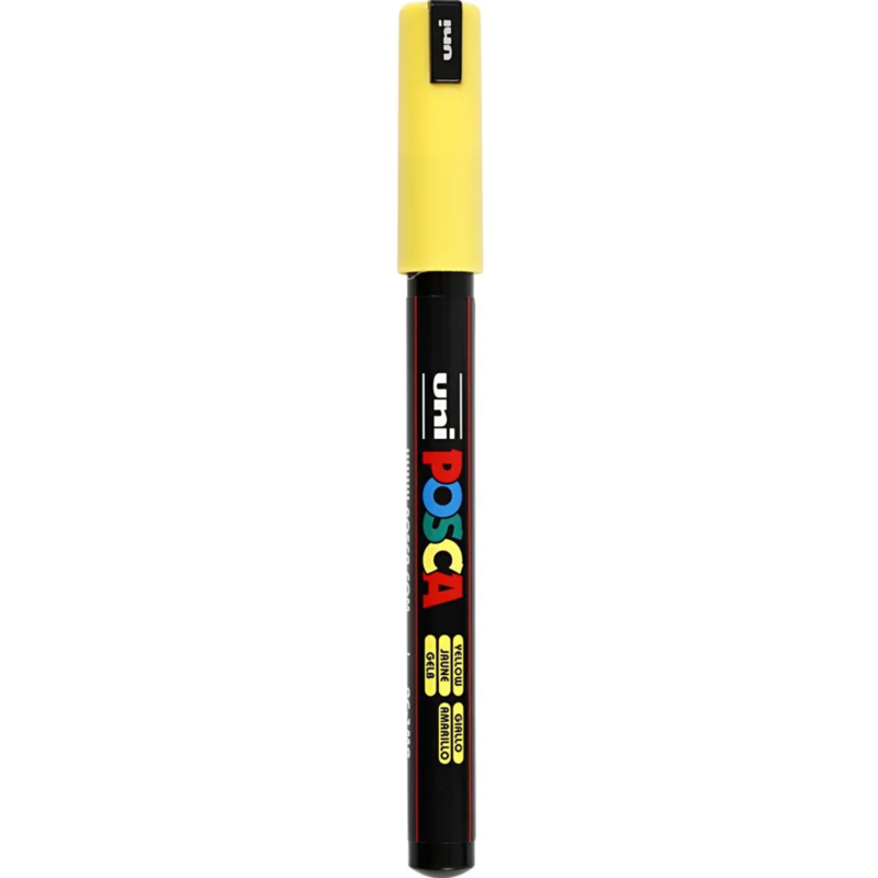 Posca Marker, 0.7 mm, 1 pc. Yellow