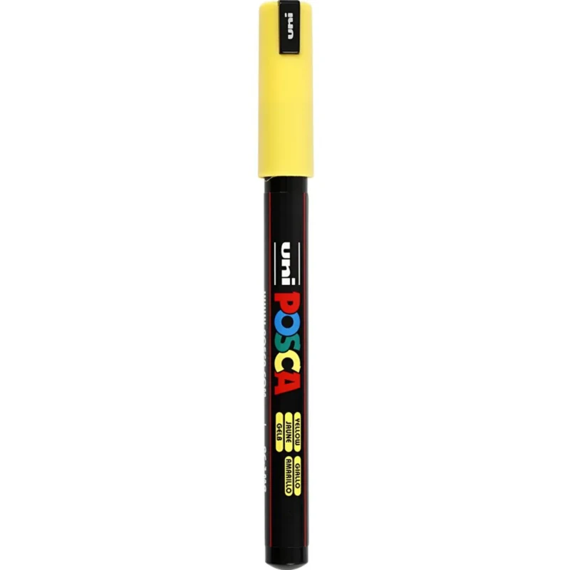 Posca Marker, 0.7 mm, 1 pc. Yellow