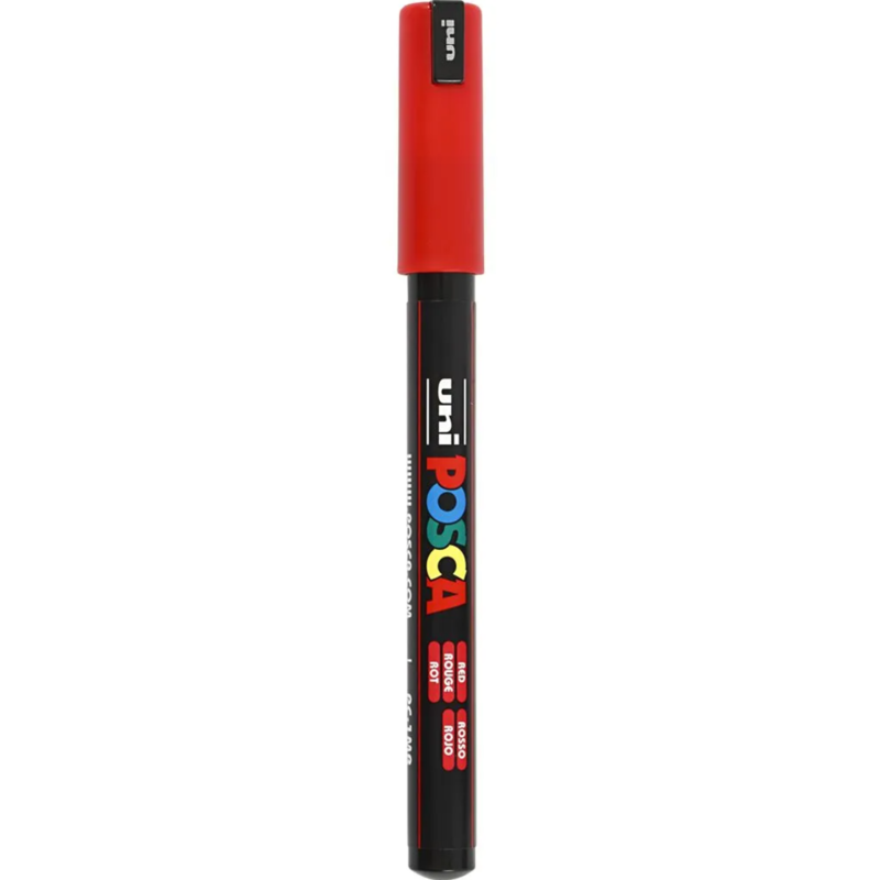 Posca Marker, 0.7 mm, 1 pc. Red