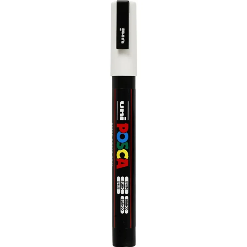 Posca Marker, 0.9-1.3 mm, 1 pc. White