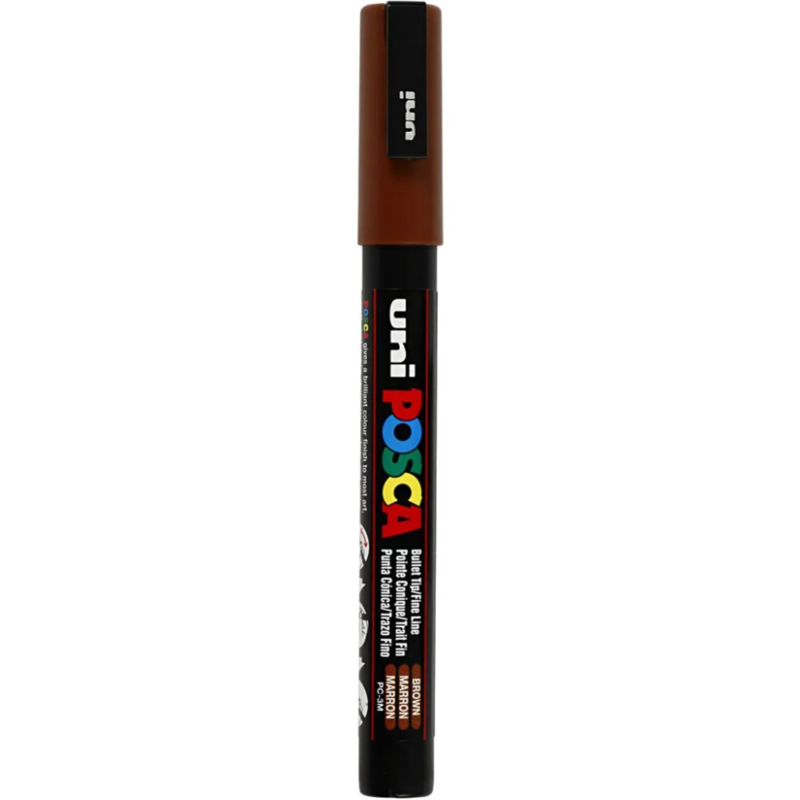 Posca Marker, 0.9-1.3 mm, 1 pc. Brown