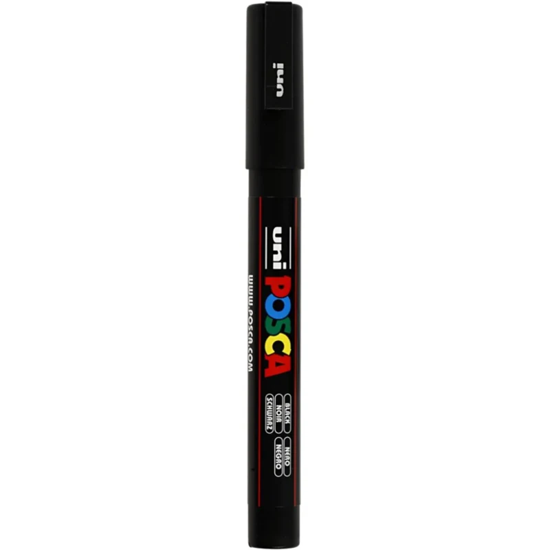 Posca Marker, 0.9-1.3 mm, 1 pc. Black