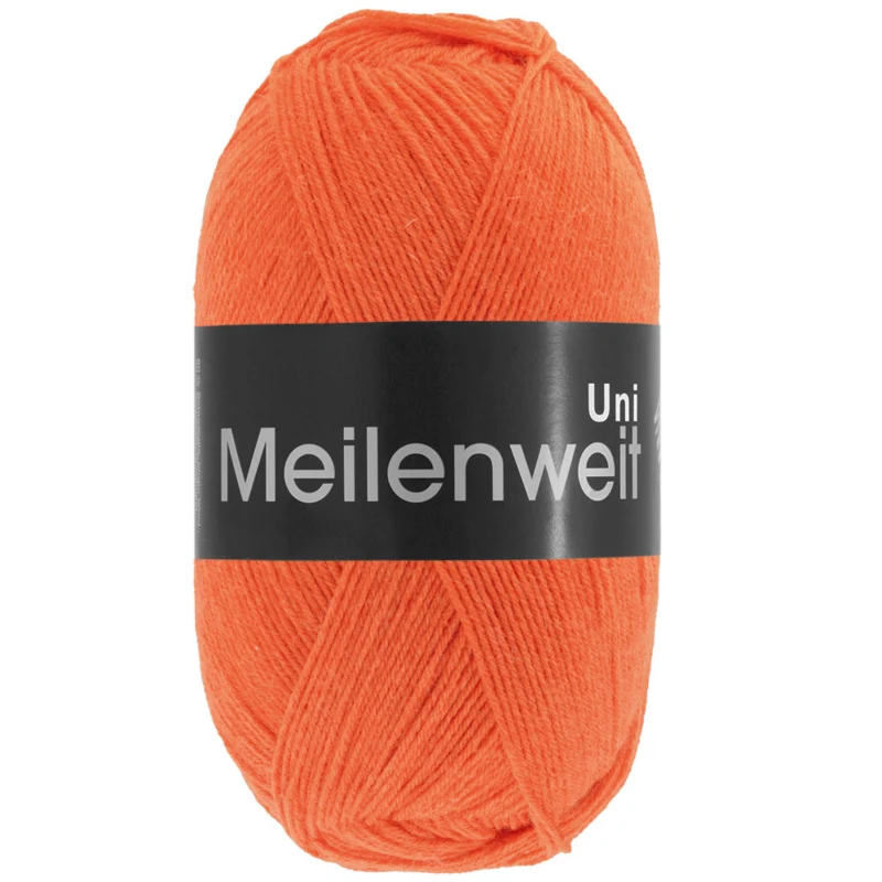 Lana Grossa Meilenweit 100 1396 Pumpkin red