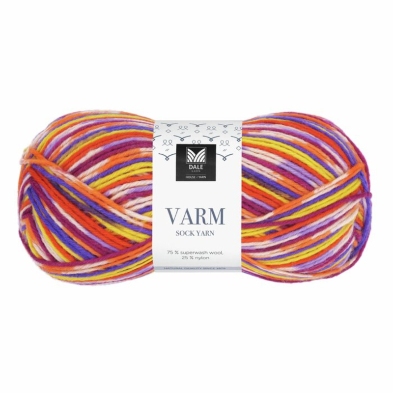 Dale Varm 101 Yellow/orange/purple print