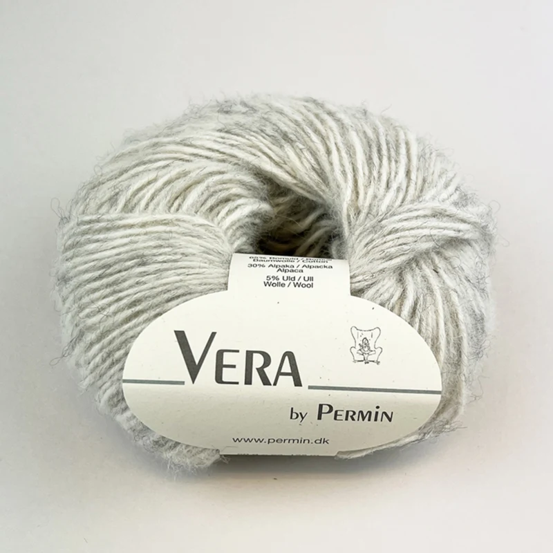 Permin Vera 20 Light grey melange