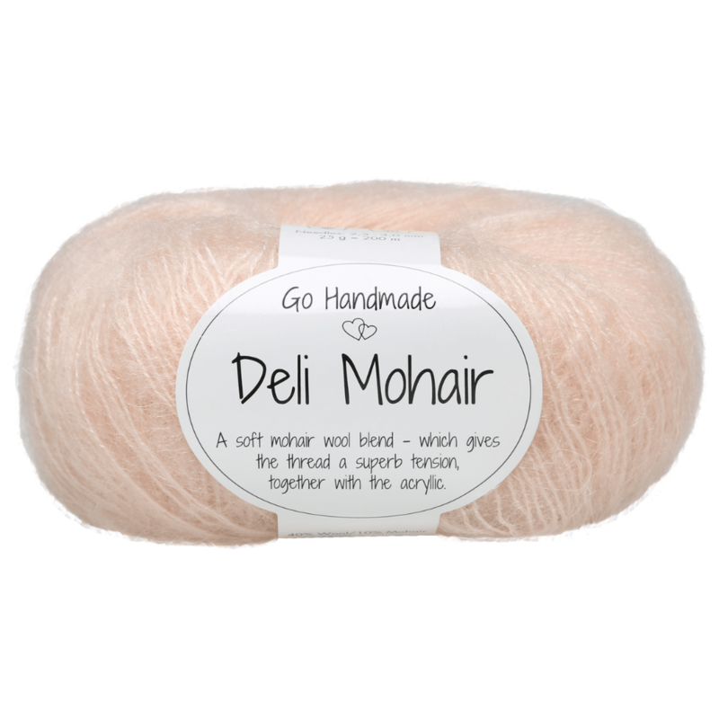 Go Handmade Deli Mohair 89 Rose