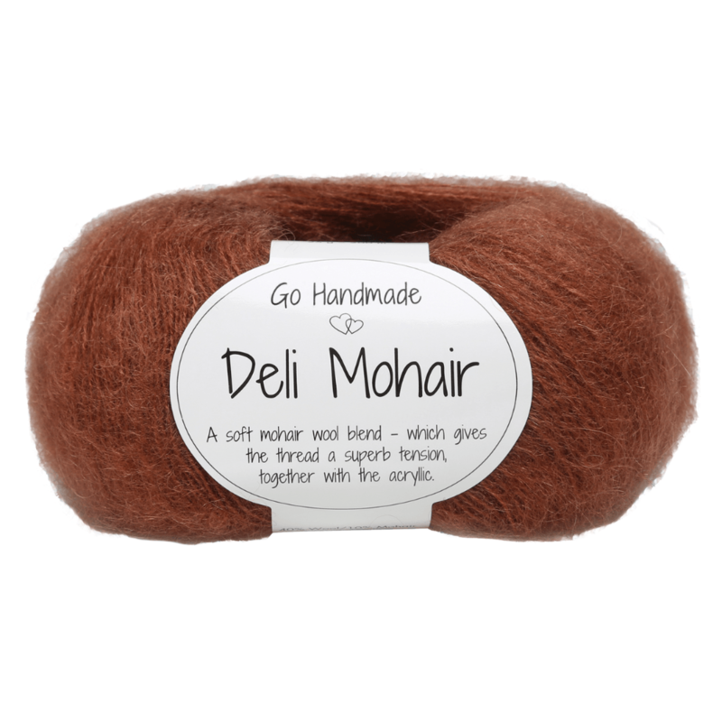 Go Handmade Deli Mohair 92 Rusty