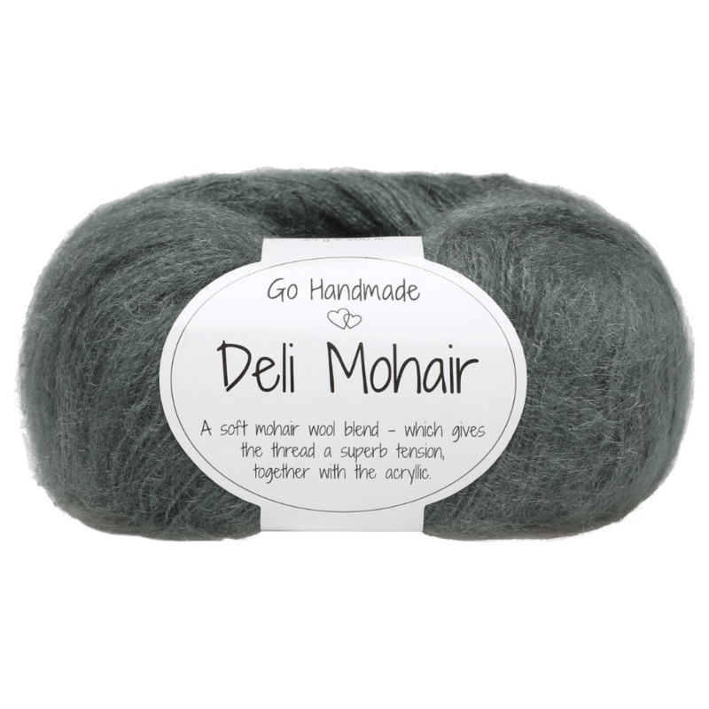 Go Handmade Deli Mohair 87 Slightly Green