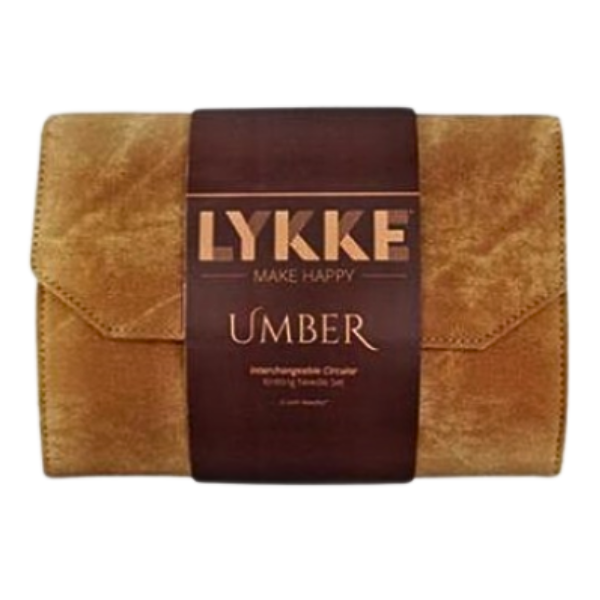 LYKKE Interchangeable Circular Needle Set Umber, Tan, 13 cm