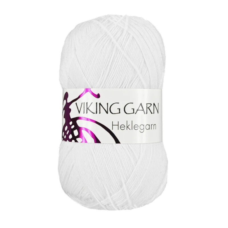 Viking Heklegarn 12/4 800 White