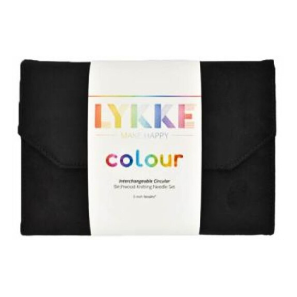 LYKKE Interchangeable Circular Needle Set Colour, Black, 13 cm