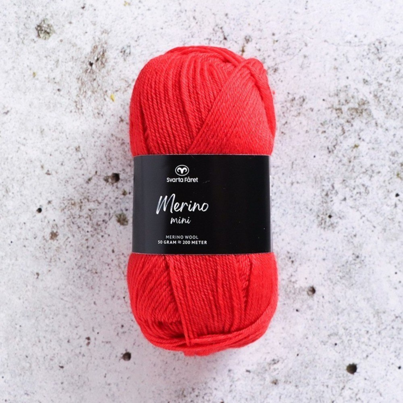 Svarta Fåret Merino Mini 22 Red rooster