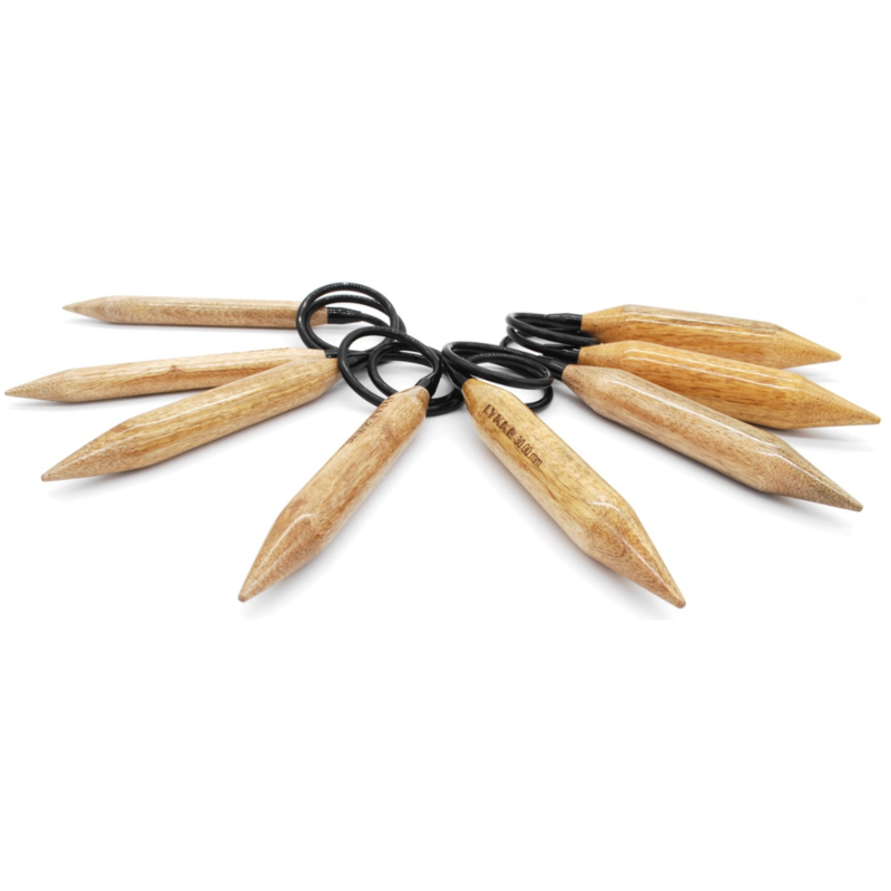 LYKKE Circular Needles Big Mango Wood, 91 cm