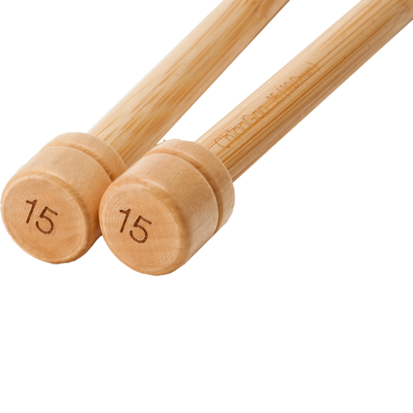 ChiaoGoo Single-pointed Bamboo Natural Needles (23 and 30 cm)