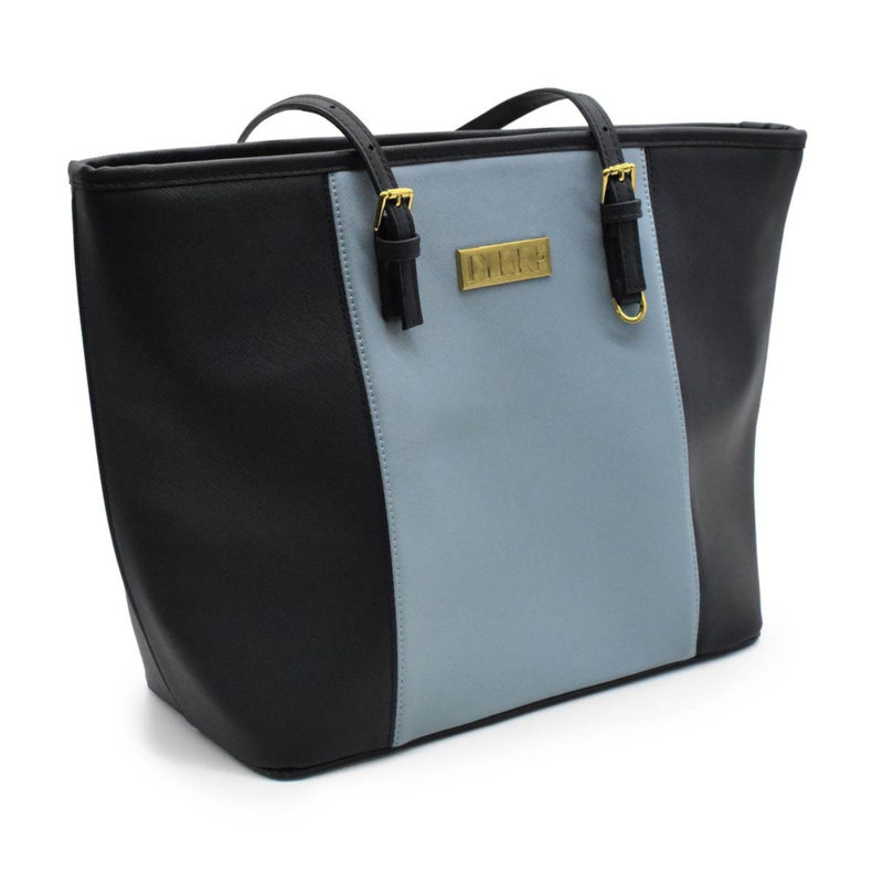 LYKKE Duo Tote Bag Black/light blue