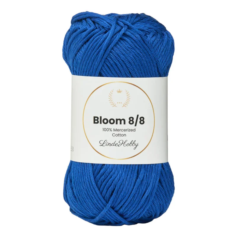 LindeHobby Bloom 8/8 Mercerized Cotton 35 Royal Blue
