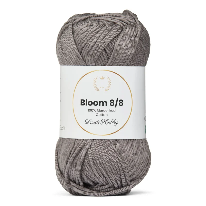LindeHobby Bloom 8/8 Mercerized Cotton 04 Smoked