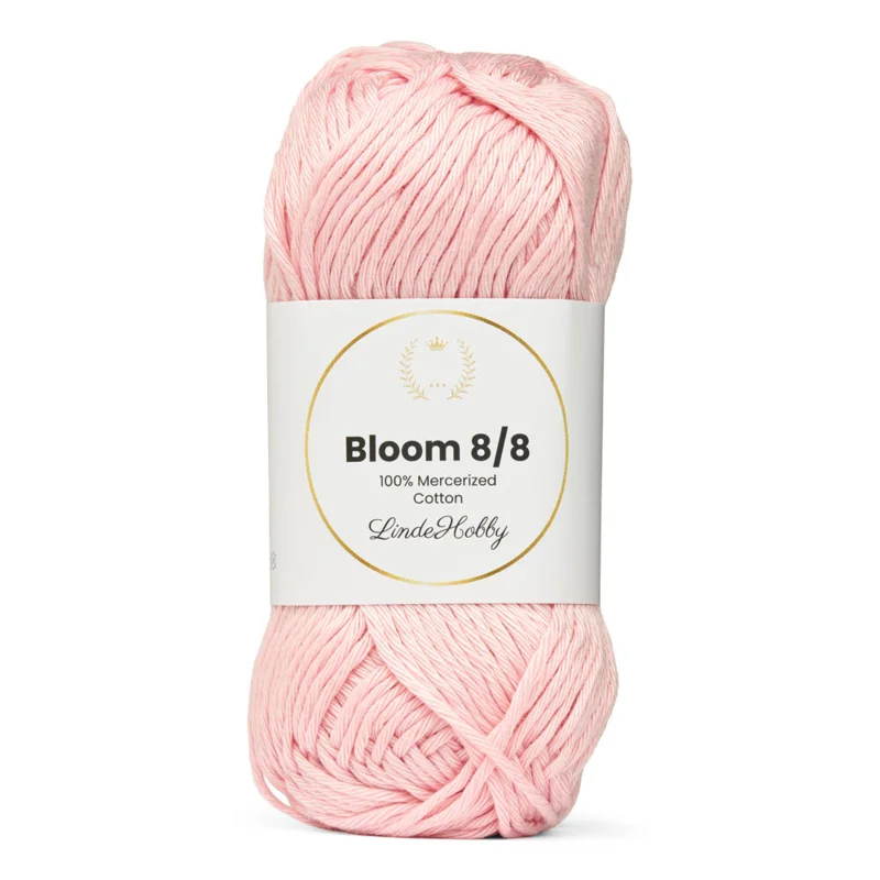 LindeHobby Bloom 8/8 Mercerized Cotton 09 Light Pink