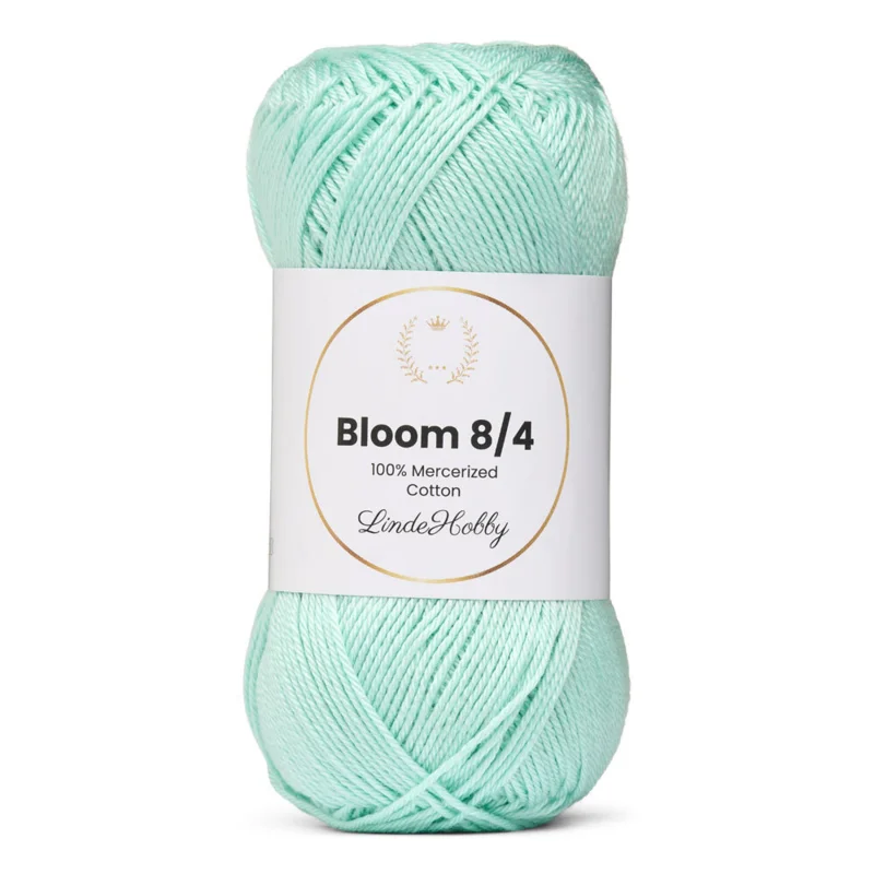LindeHobby Bloom 8/4 Mercerized Cotton 37 Pastel Mint