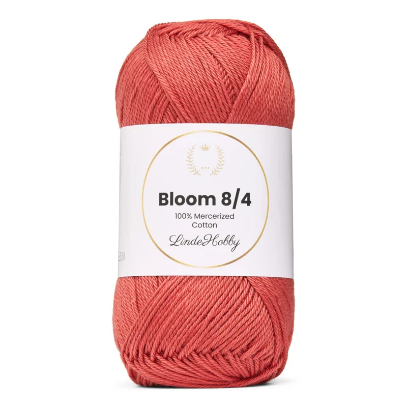 LindeHobby Bloom 8/4 Mercerized Cotton 24 Rosewood