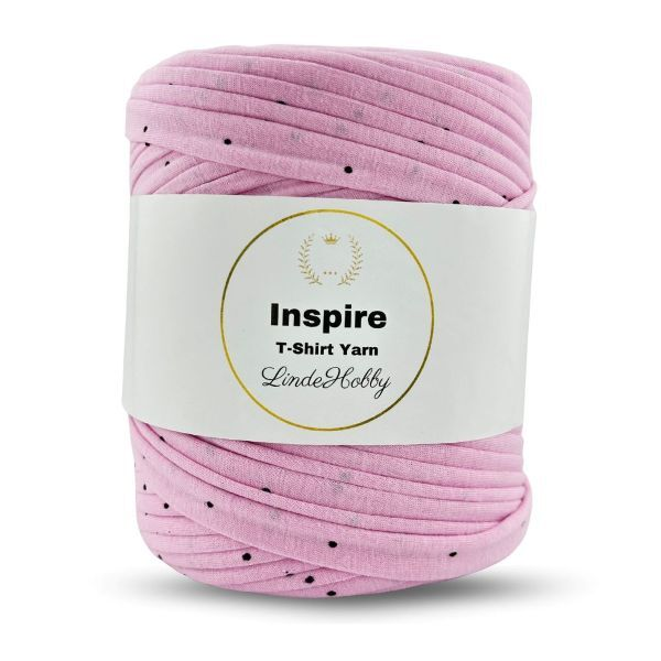 LindeHobby Inspire Print 10 Pink with black dots