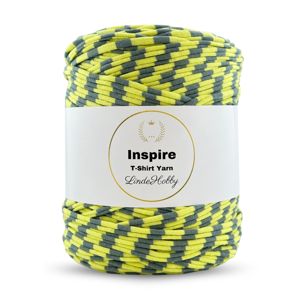 LindeHobby Inspire Print 70 Lime with stripes