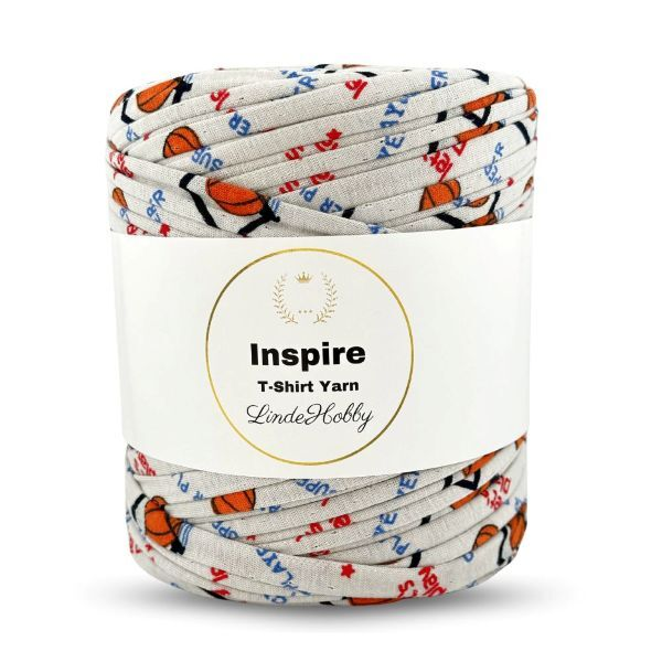 LindeHobby Inspire Print 20 Grey with basketballs