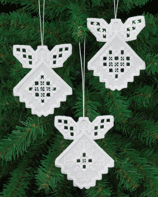 Embroidery Kit Christmas Hardanger 3 pack 10 x 9 cm / 3.94 x 3.54 in