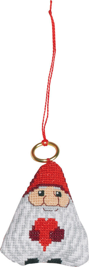 Embroidery Kit Santa Claus 6 x 7 cm / 2.36 x 2.76 in