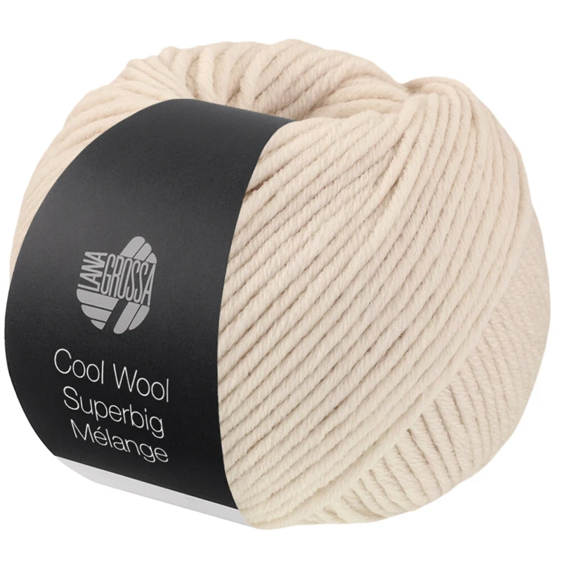 Lana Grossa Cool Wool Superbig 233 Greige heathered