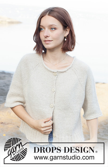 259-44 Misty Hill Cardigan by DROPS Design