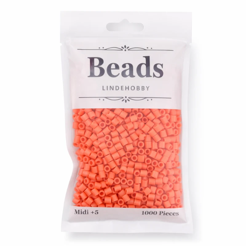 LindeHobby Beads 87 Coral red
