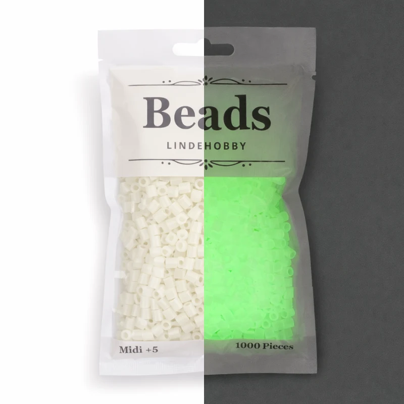 LindeHobby Beads Glow 01 White